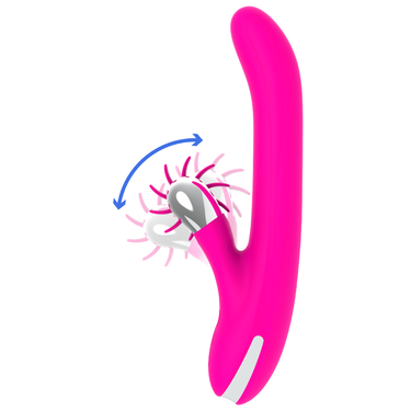 Vibratore Rotante Diversia Bunny con Sferas e Punto G, Silicone Soft